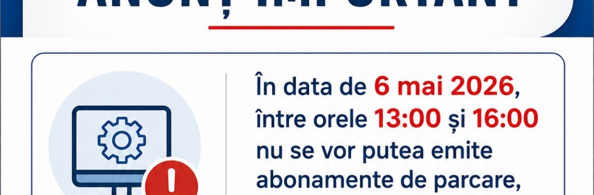 Anunt Important