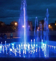 Inaugurarea fântânii arteziene din Parcul Mara