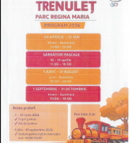 Program trenulet luna Octombrie